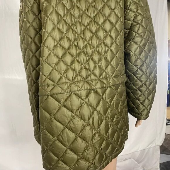 NEW ATHLETA Women's Whisper Quilted Nylon Jacket Size 2X Olive Green - Picture 5 of 10